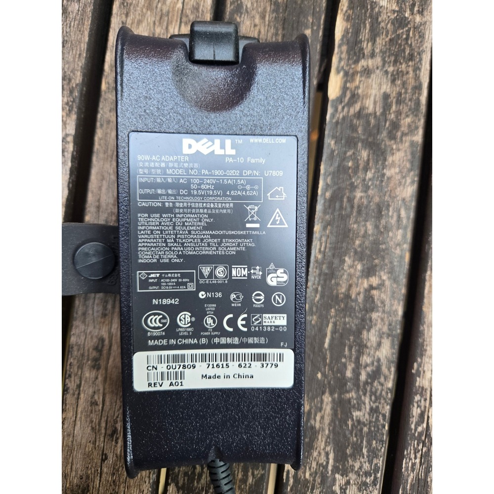 Genuine Dell PA-10 90W AC Power Adapter Charger Laptop Power Supply